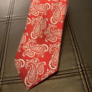 Canali Red/Blue Paisley Tie